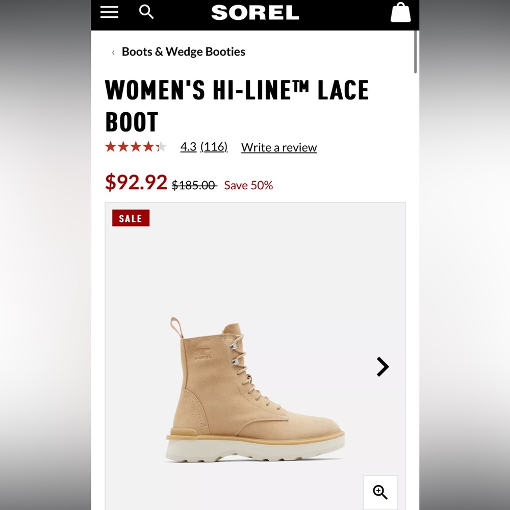 Brand new in box. Waterproof boots. Sorel Brand.